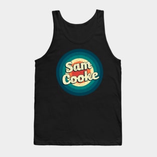 Graphic Sam Name Retro Vintage Circle Tank Top